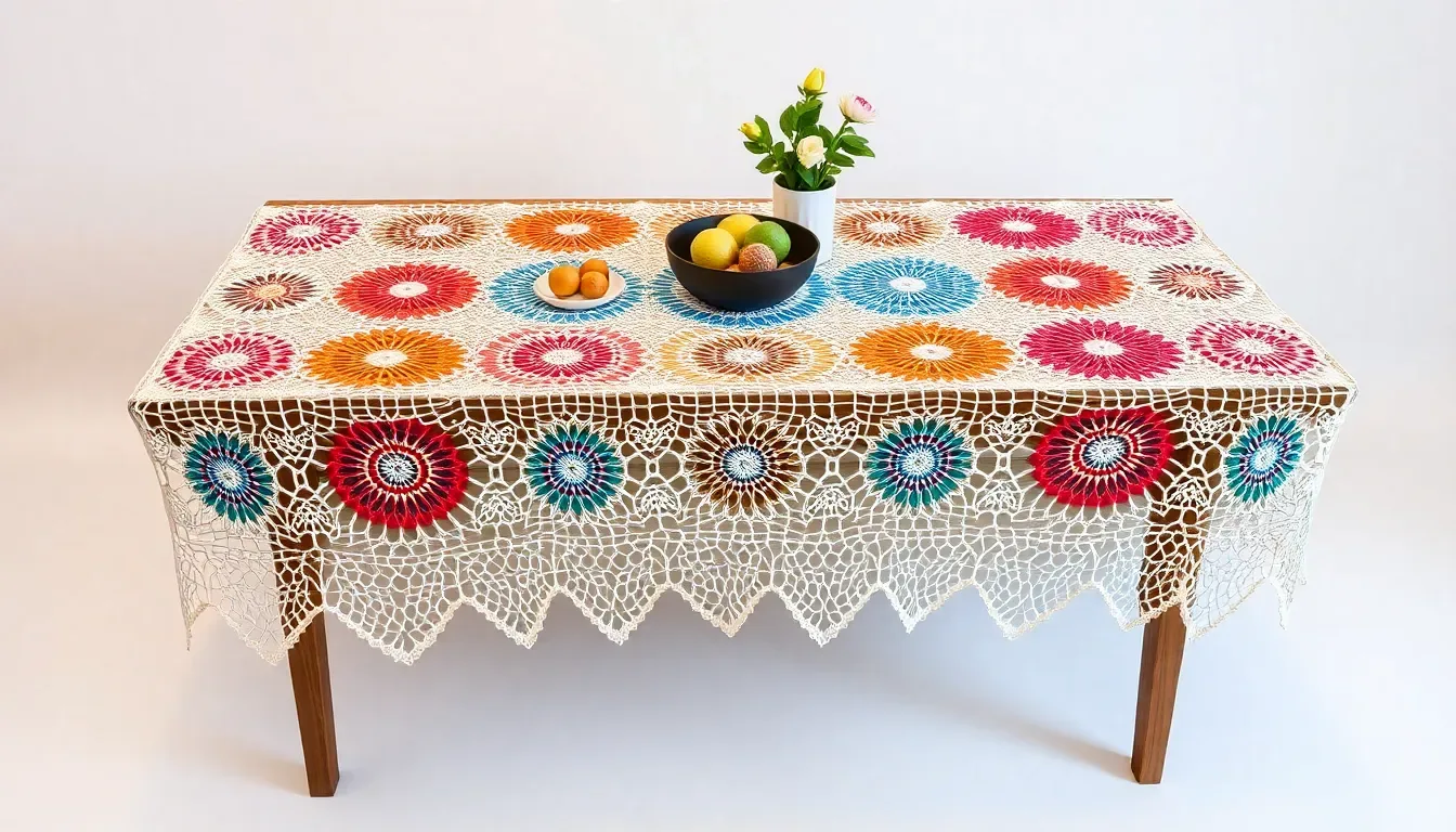 11 manteles a crochet que transforman cualquier mesa en una obra de arte 😍