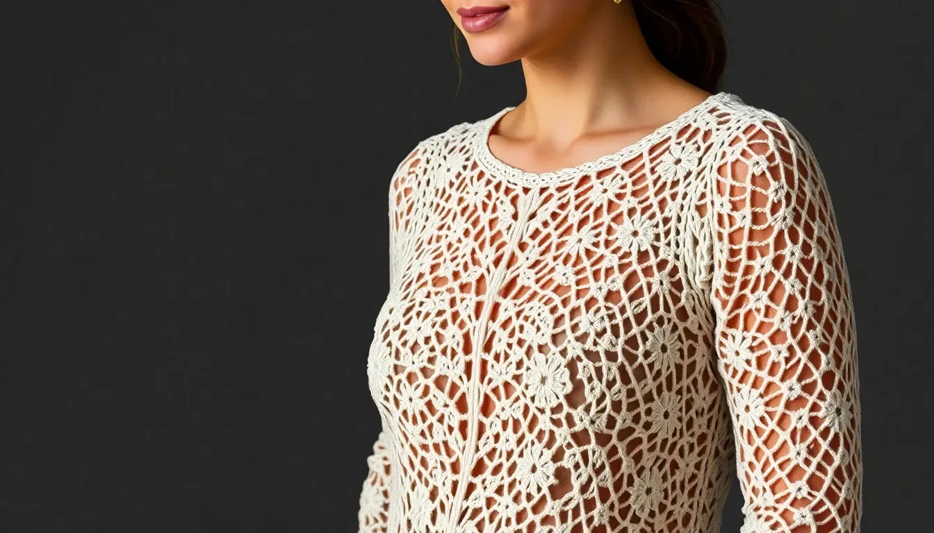 16 tutoriales de vestidos de mujer a crochet ✨