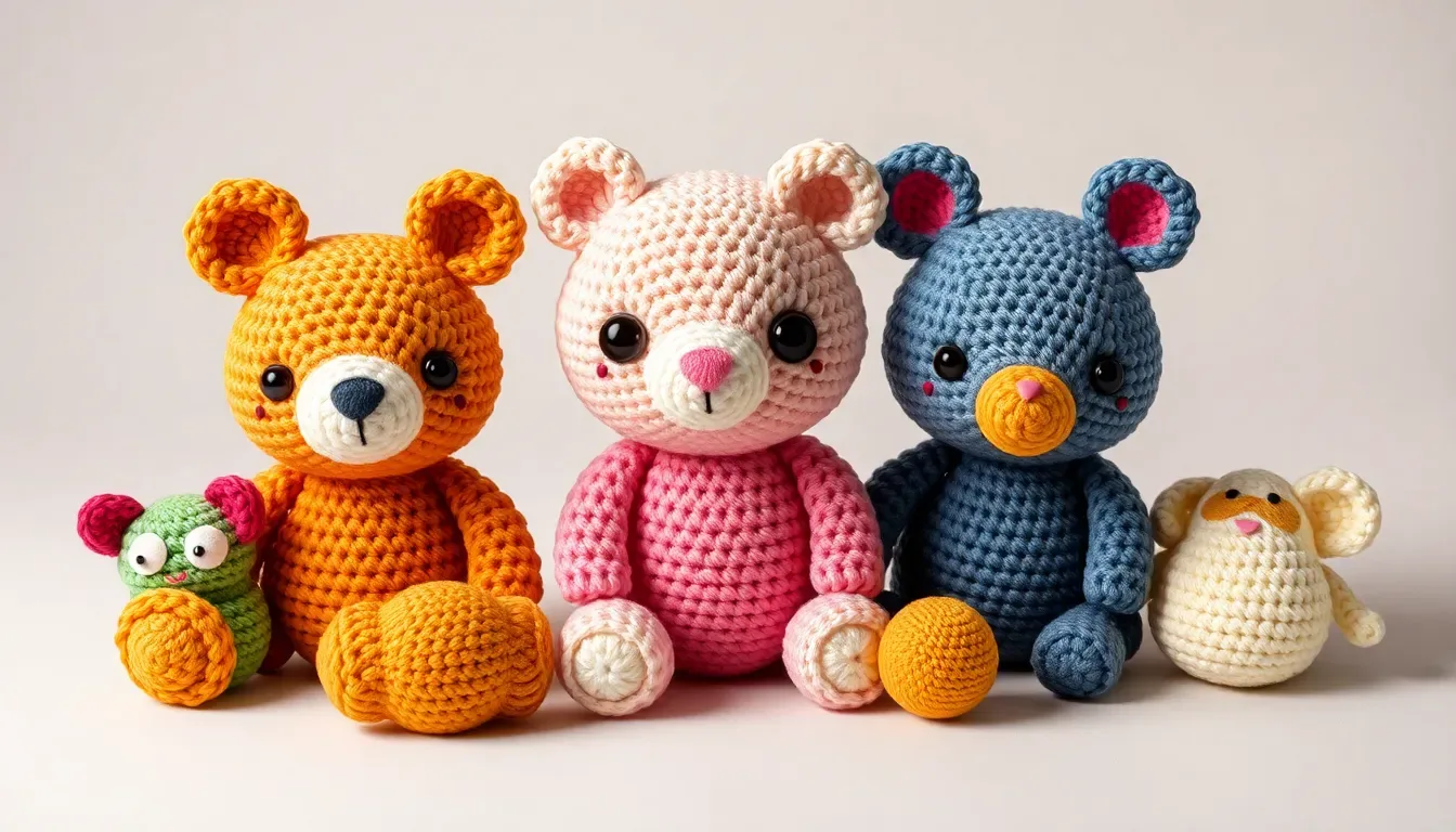36 apliques de animalitos a crochet para bolsos, ropita, mantas y más 🦔🦦🎠✨