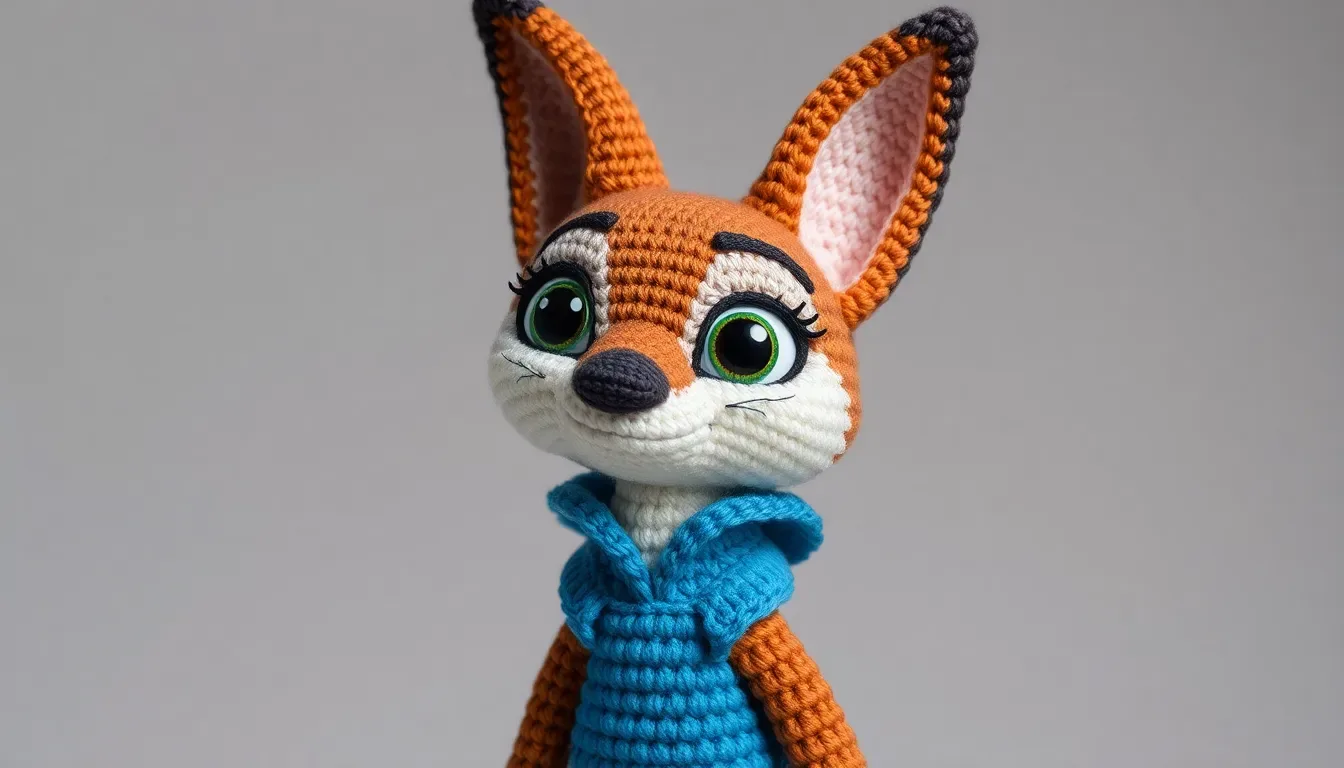 Aprende a tejer tu propia versión de Judy de Zootopia a crochet