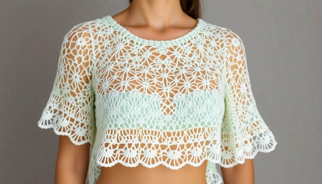 Blusa Calada a Crochet: Fresca, Elegante y Súper Fácil de Tejer