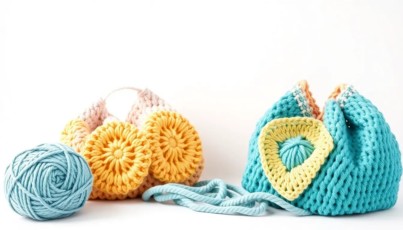 Bolsos básicos a crochet: tutoriales para principiantes 💙