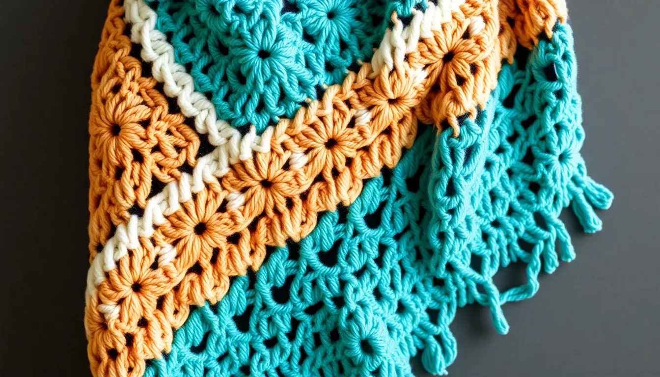 Bufanda a Crochet Fácil: Proyecto Ideal para Empezar