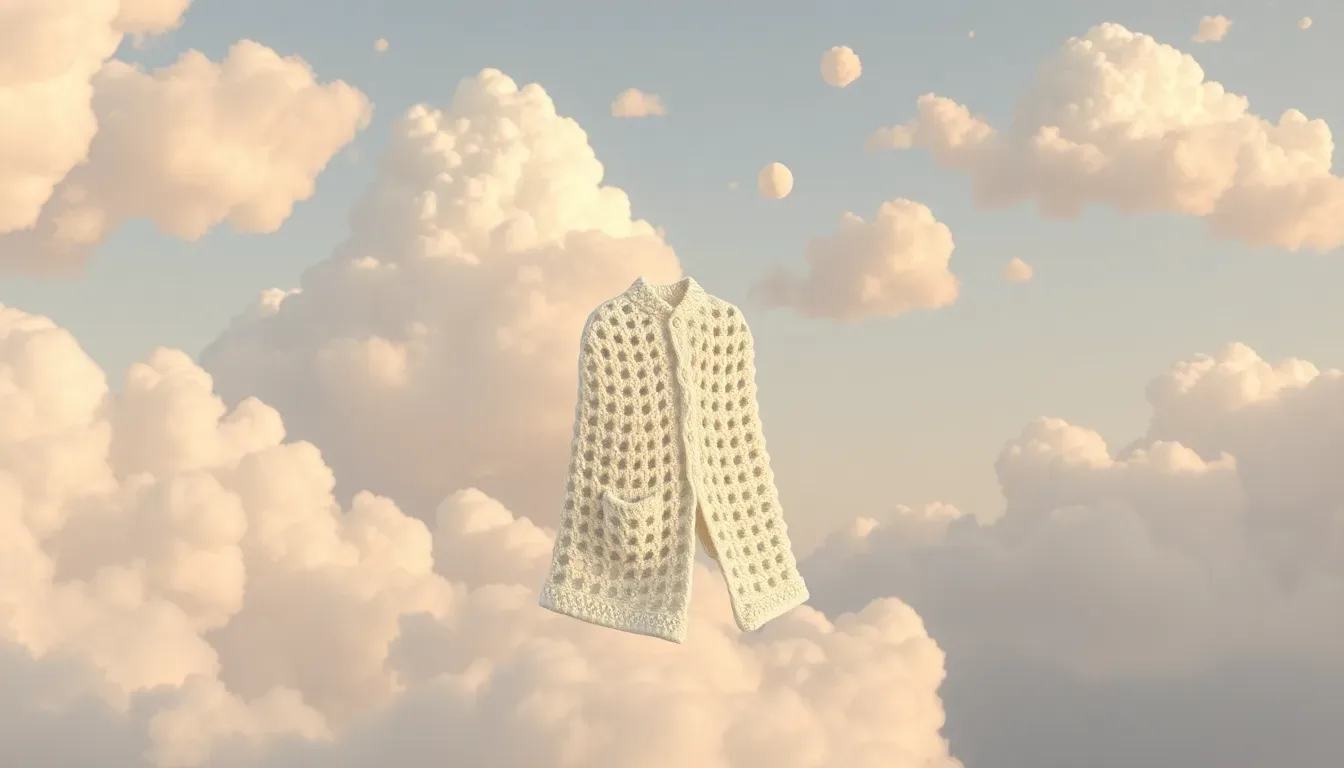 ¡Camina en las nubes! ☁️ Cómo tejer el Cardigan Cielo a crochet con olanes esponjosos paso a paso