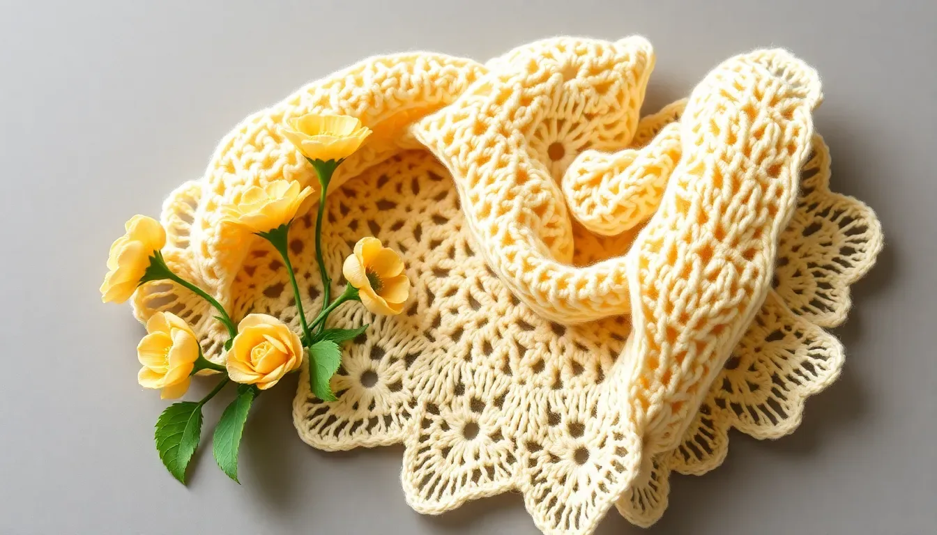 Chal Primaveral a Crochet: Diseño Suave y Moderno