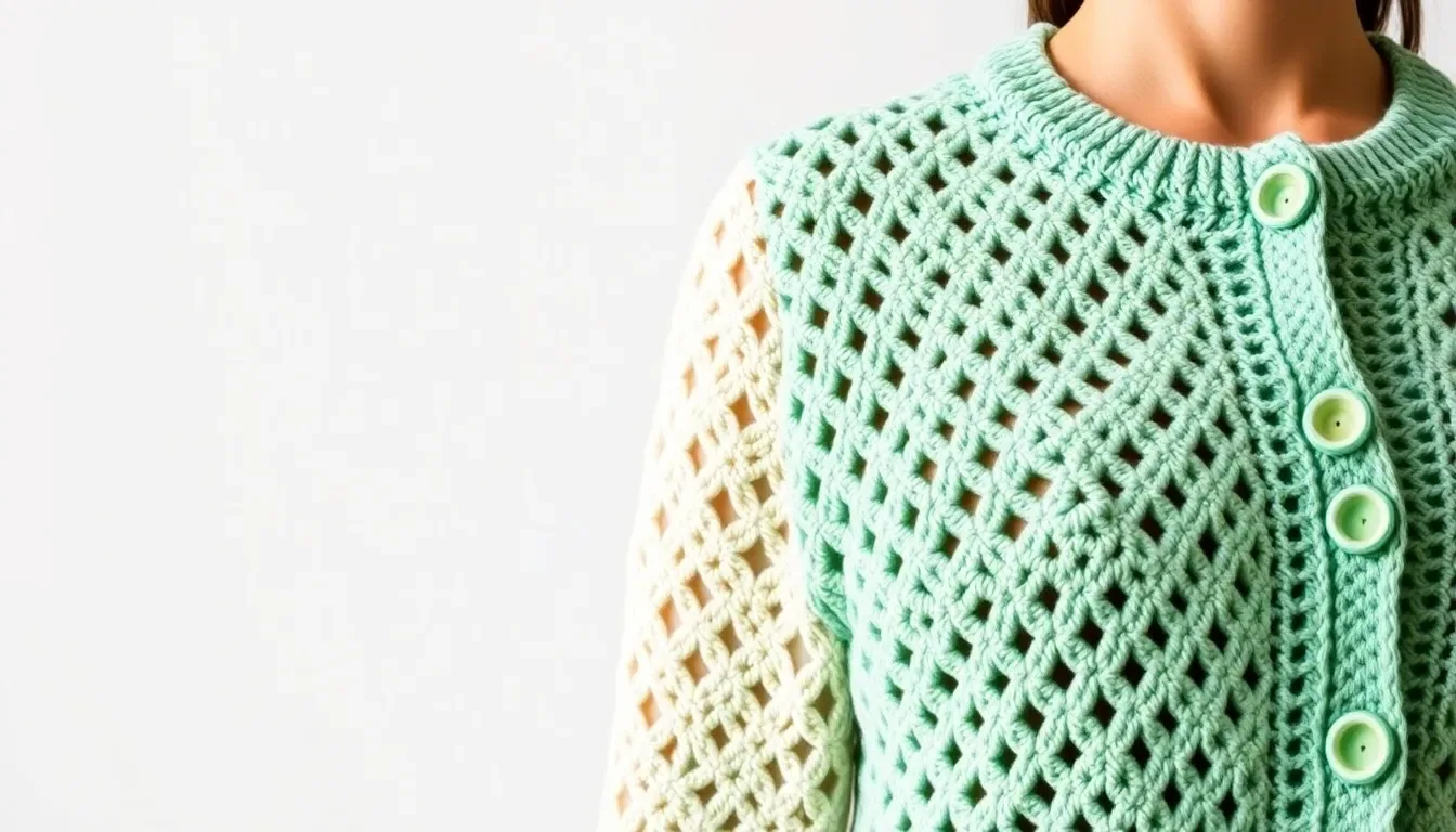 Chaqueta Cárdigan Sencilla a Crochet: Cómoda y Versátil