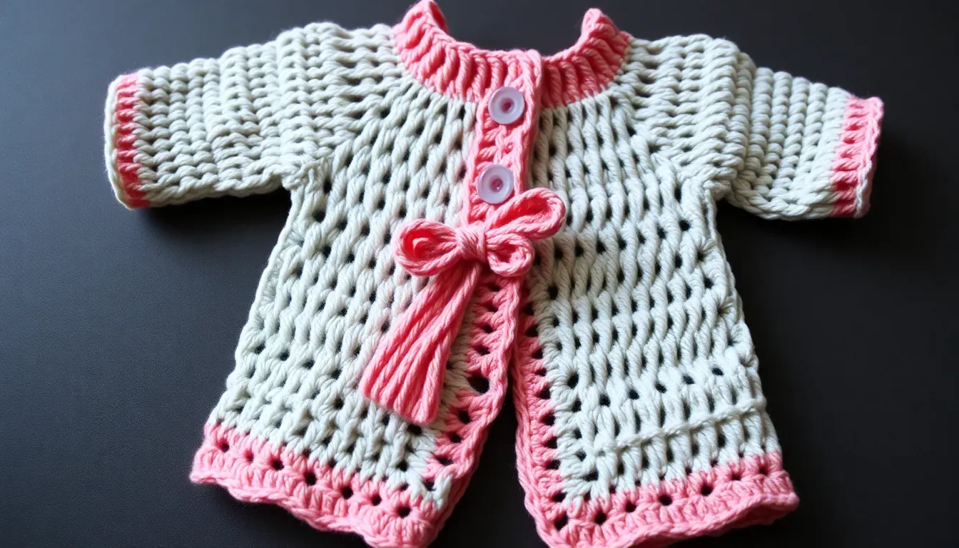Chaquetita de Otoño para Bebé a Crochet, Fácil y Delicada
