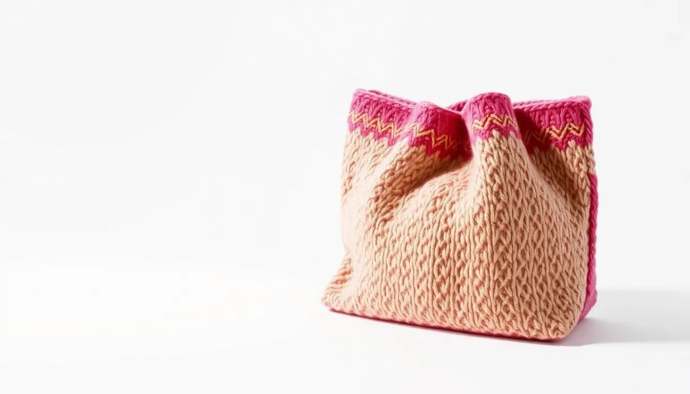 Conoce las últimas tendencias en bolsos tejidos a mano 