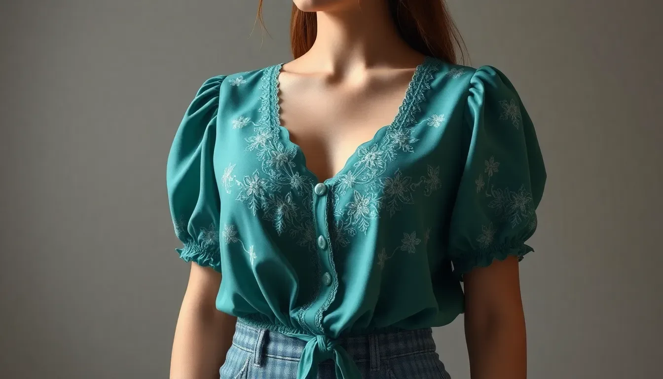 Diseño de ensueño: Puntada fantasía para blusas que te hará lucir increíble 💎