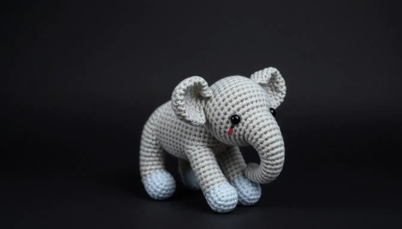 Elefante Amigurumi a Crochet: Ideal para Regalar o Decorar