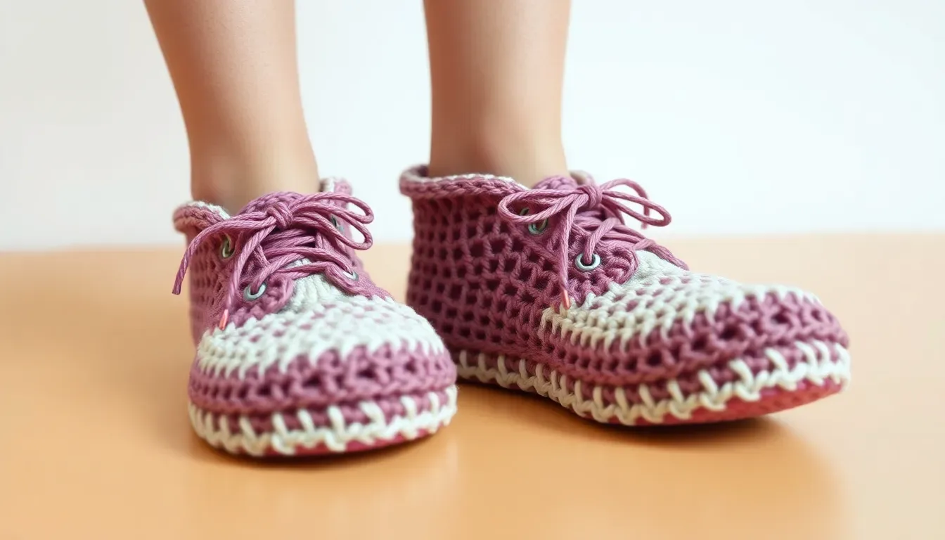 🌸 Zapatos a crochet para todos los estilos: 10+ tutoriales fáciles y cómodos