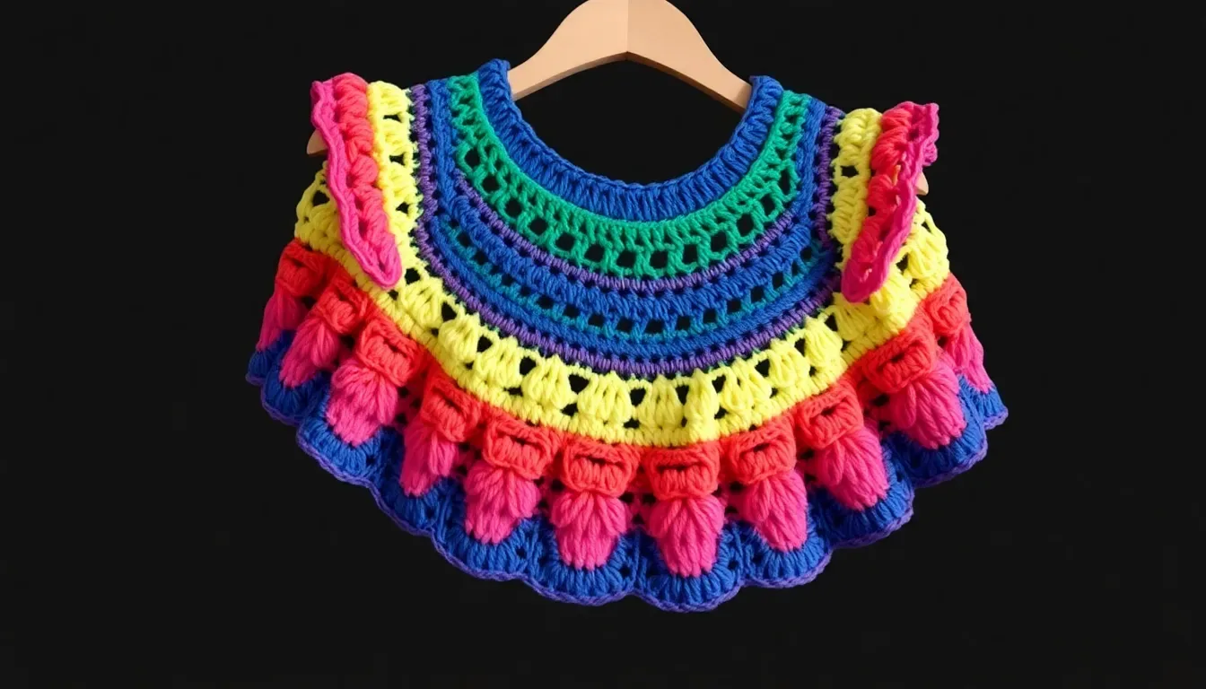 ¡No tires tus sobras! 🧶 Cómo tejer una blusa colorida a crochet con restos de hilo