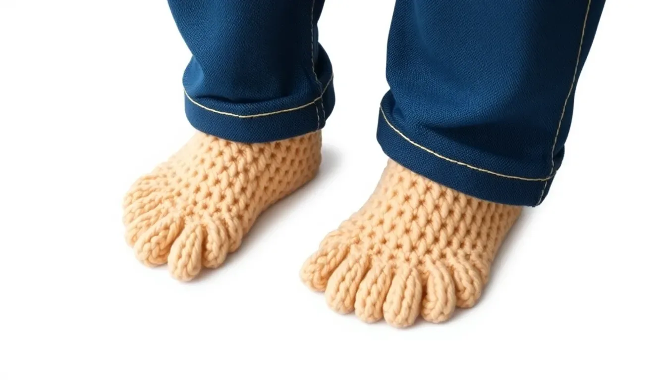 ¡Pies calientitos! Teje estas pantuflas en Punto Trigo: la textura más suave a crochet 🦶