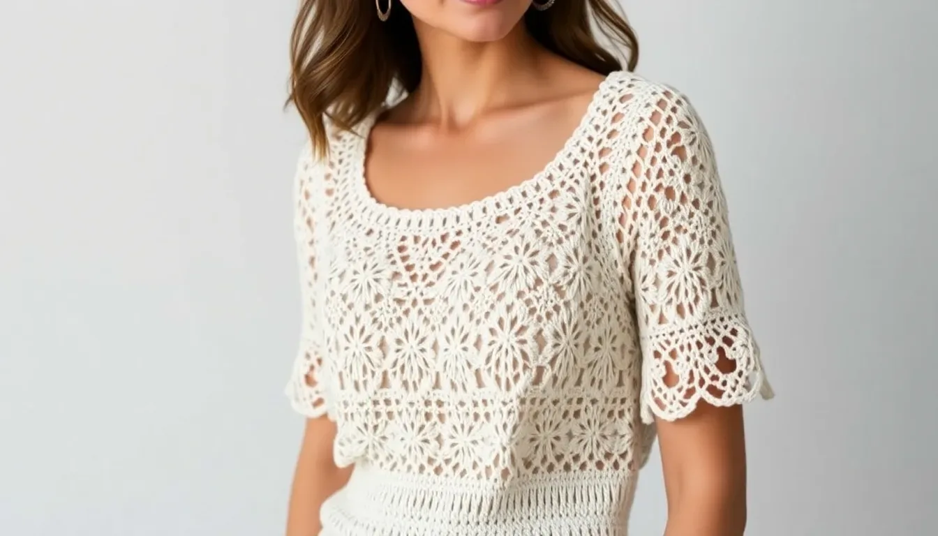 10 blusas a crochet que serán tendencia esta temporada con patrones gratis | Ebook No. 6