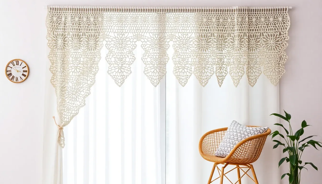 10 patrones de cortinas a crochet que transforman cualquier espacio con encanto | Ebook No. 13