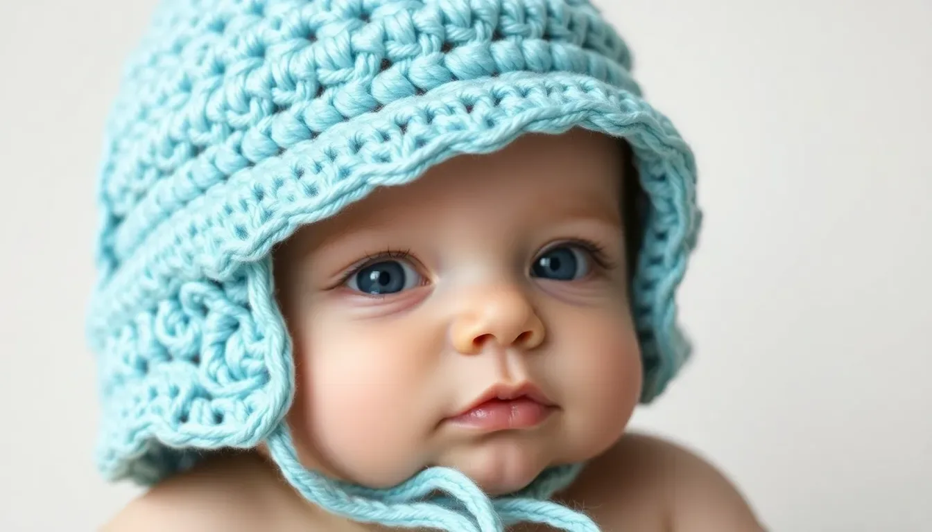 15 sombreros y gorritos a crochet para bebés con estilos tiernos y creativos