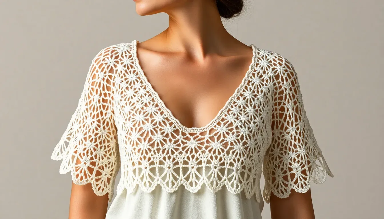 20 tops con volantes y boleros a crochet que aportan movimiento, frescura y un toque encantador 💃🏻🧶