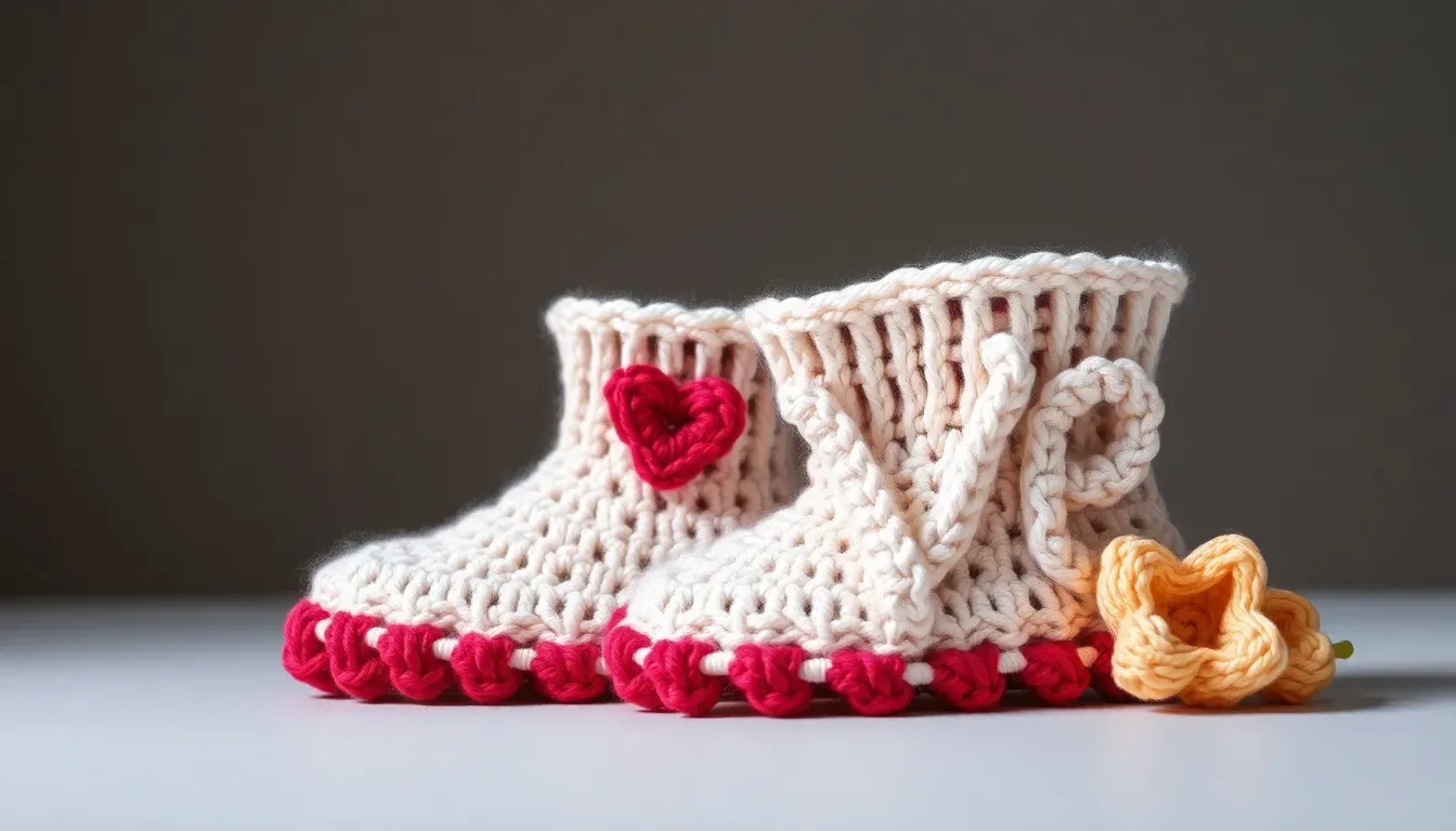 ¡Amor a cada paso! Teje los Calcetines 'Love' a crochet: Un diseño tierno y paso a paso🧦