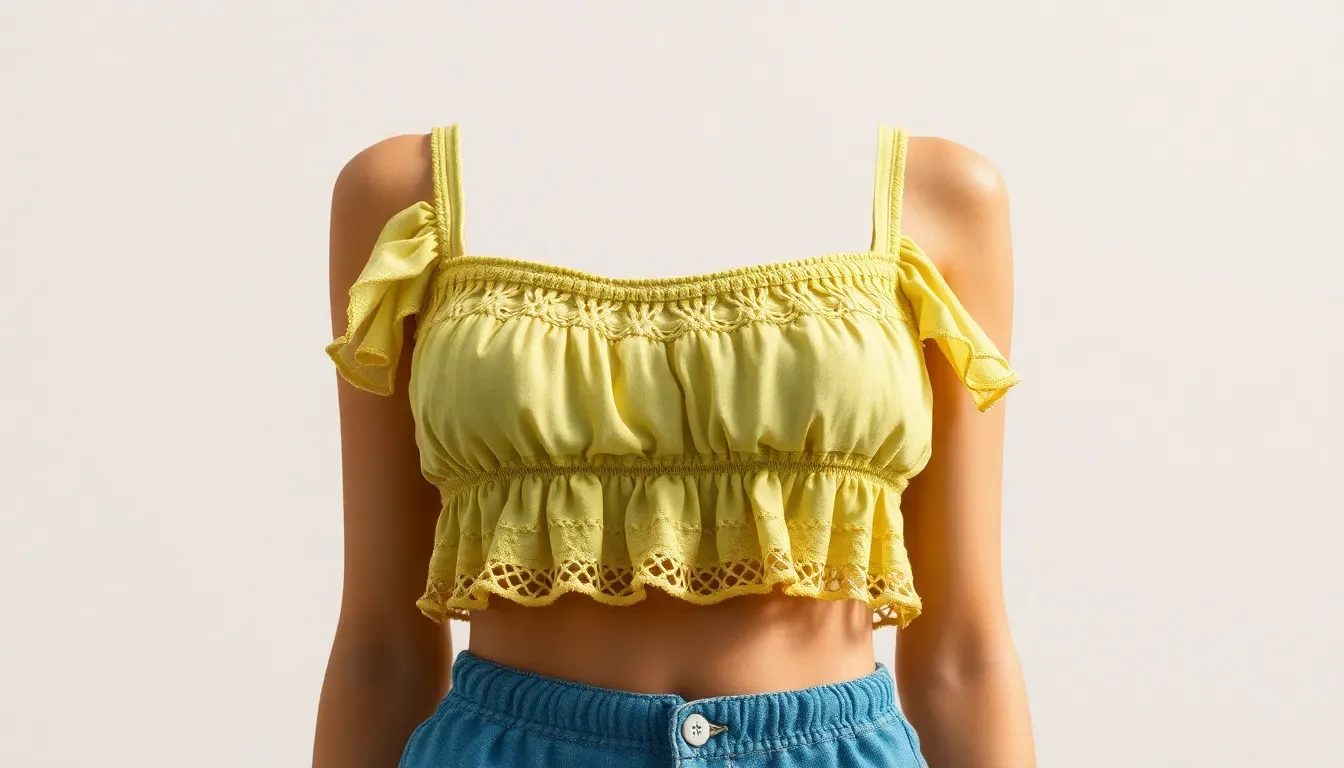 Aprende a tejer el Crop-Top Aihnoa y crea una prenda fresca y encantadora