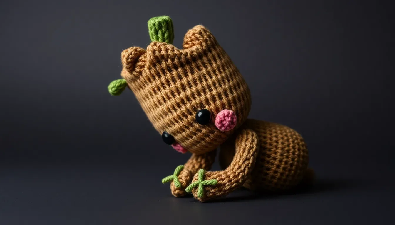 Bebé Groot amigurumi: una idea creativa y adorable para tejer