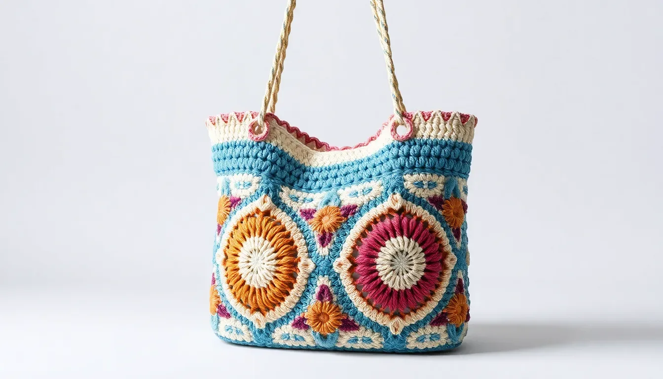 Bolso Praia Tejido a Crochet: Ideal para un Estilo Relajado y Bonito