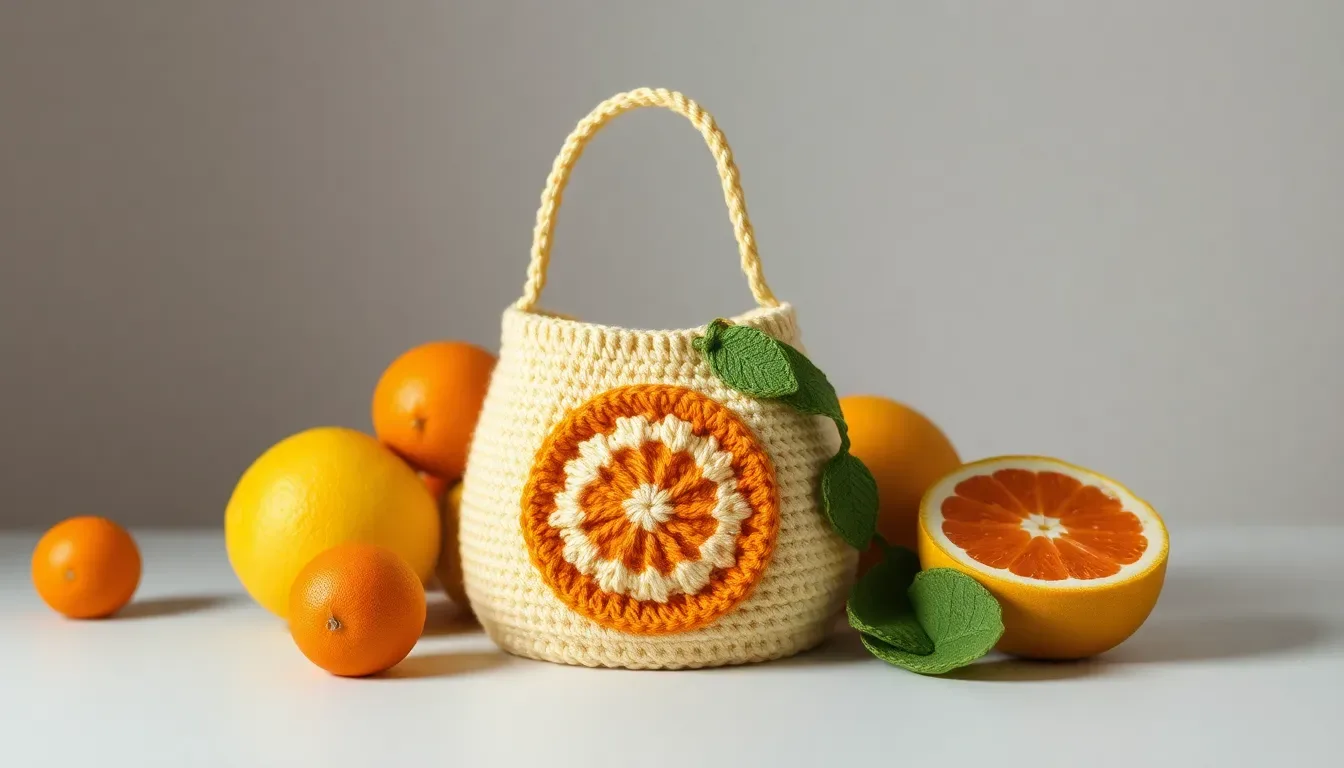 Cómo hacer el Bolso Citrus a crochet con un acabado firme y encantador