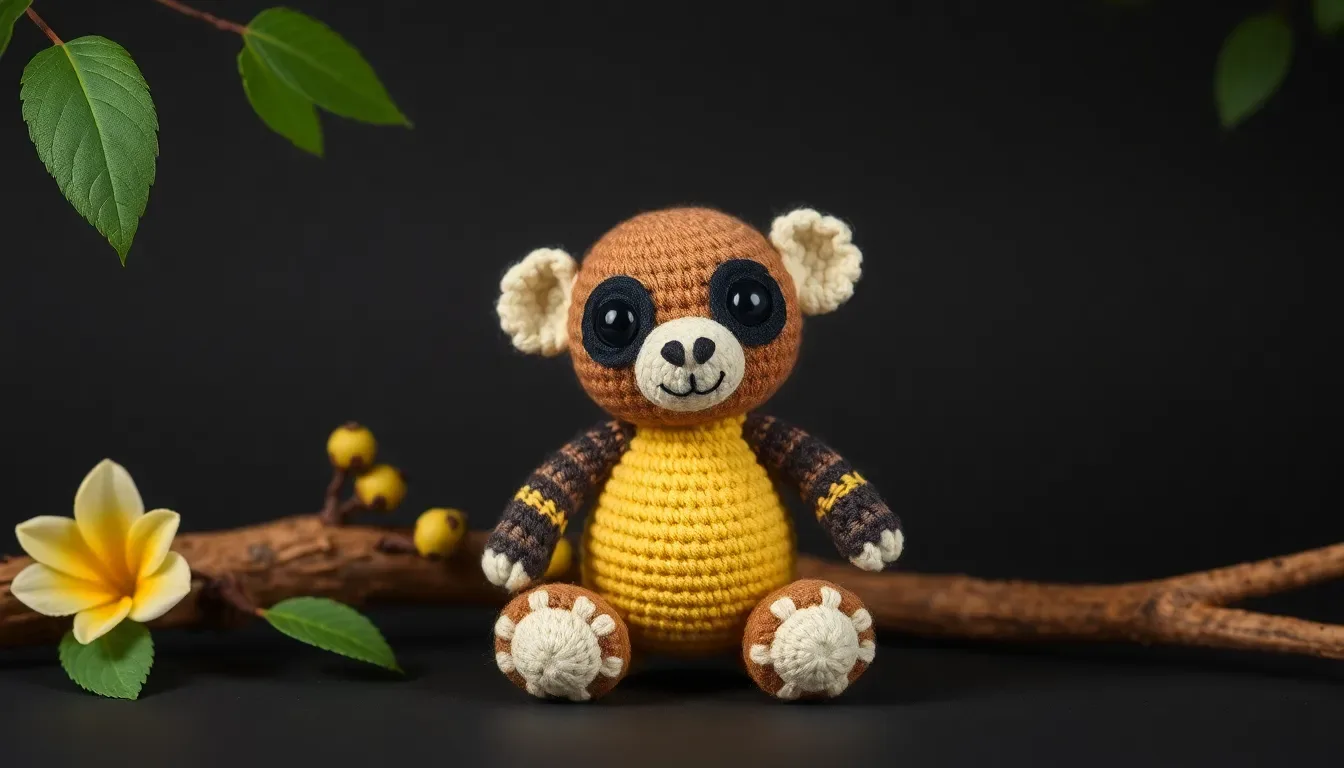 ¡El más pícaro de la selva! Teje este Amigurumi de Mono Travieso: Paso a paso lleno de diversión 🐒