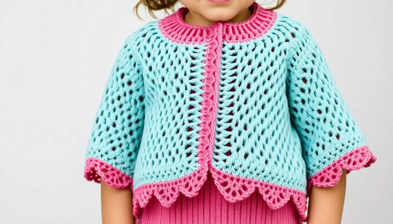 Este abrigo de niña a crochet es tan lindo que todos preguntarán por él