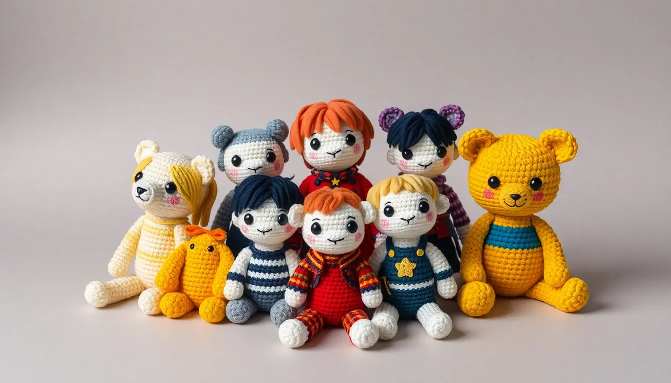 💜 BTS y sus personajes BT21 a crochet | Tutoriales de amigurumis paso a paso