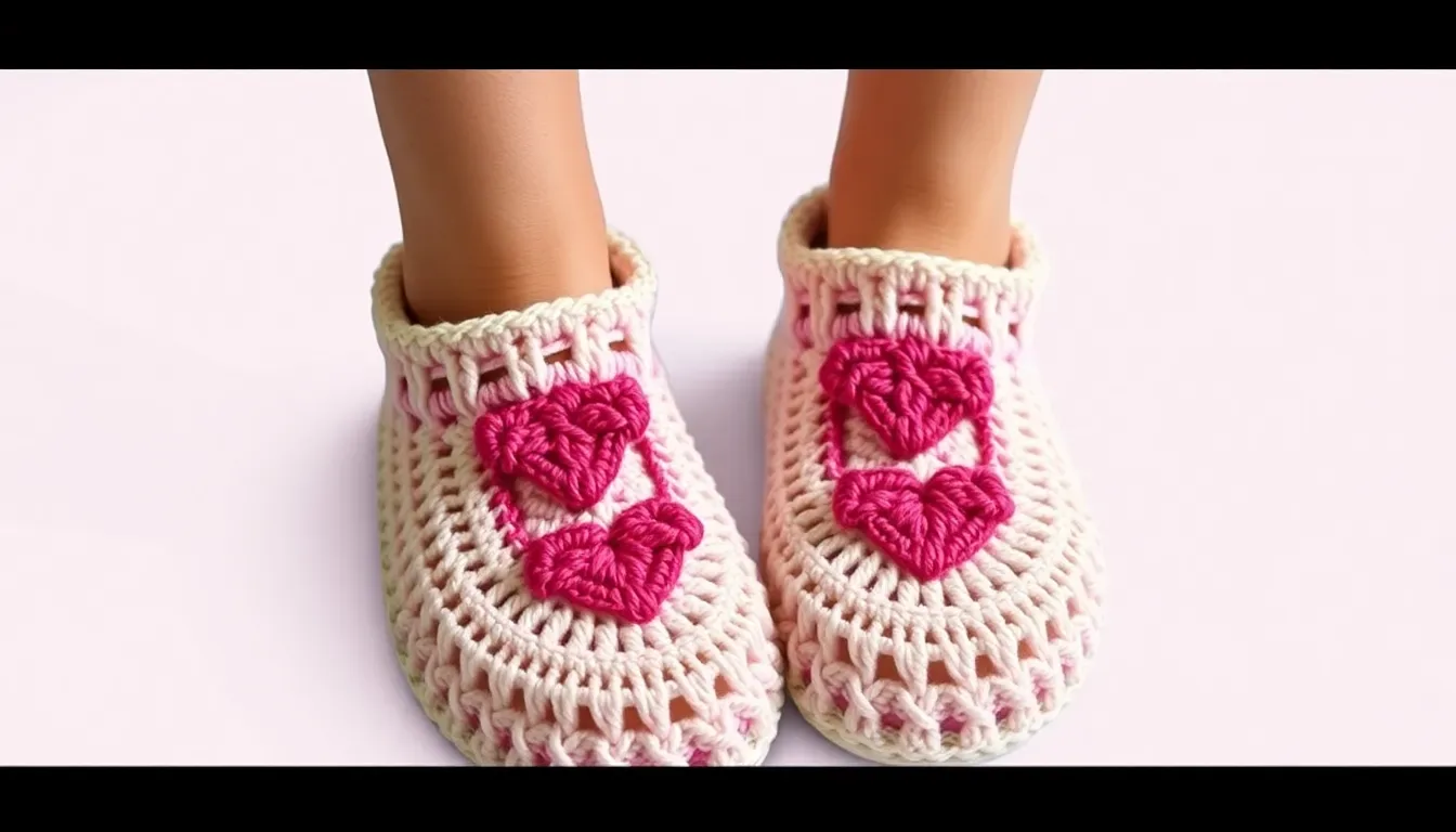 Pantuflas a crochet con suelas: calidez, ternura y comodidad en cada paso