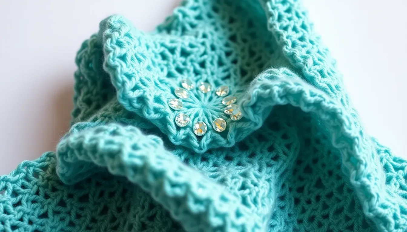 Punto Diamante a crochet: elegancia, textura y encanto en cada vuelta