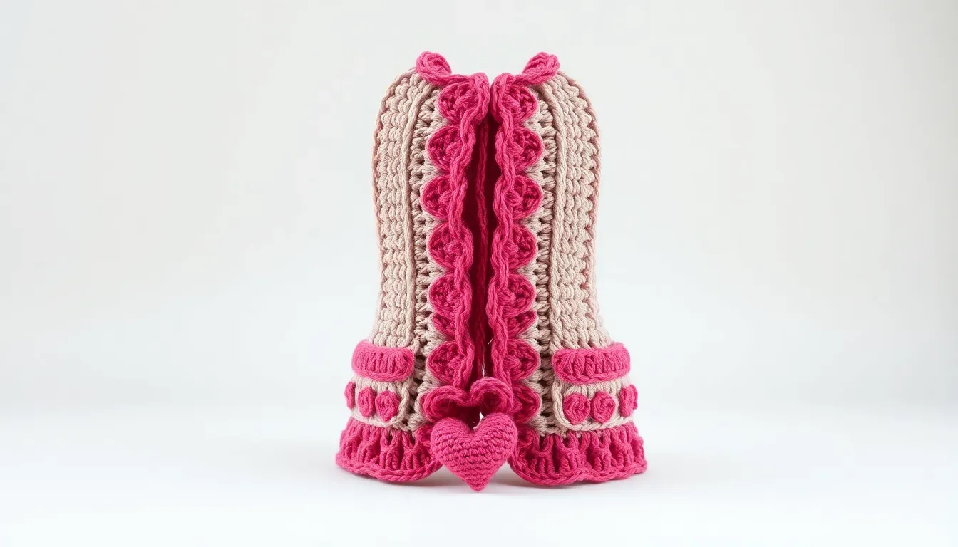 ¡Puro romance! Teje este Cárdigan 'Coquette' con bolsillos de Corazón: El diseño más dulce y viral a crochet 💖
