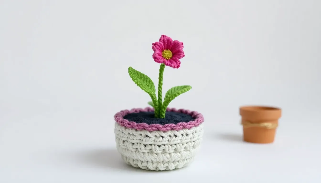 ¡Regala vida eterna! Planta colgante a crochet con macetero: El detalle más tierno y fácil de tejer 🎁🪴