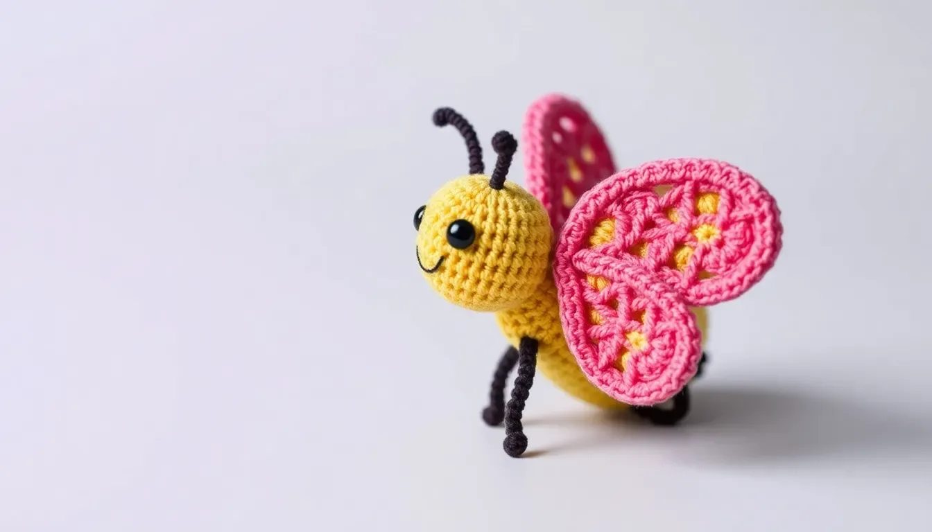 Un amigurumi que enamora: teje esta preciosa mariposa a crochet