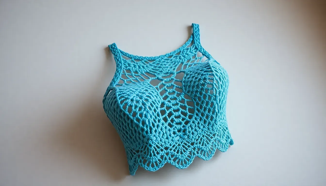 Un Top Corsé a Crochet que combina elegancia, arte y mucha inspiración