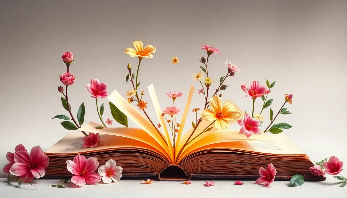 Unos delicados separadores de libros de flores silvestres para tejer