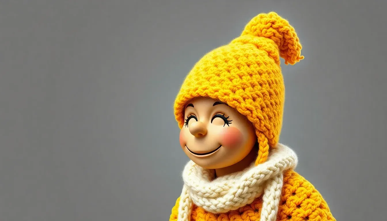 ¡Vibra positiva! Teje este Gorro Granny en Amarillo y Blanco: El diseño más alegre y fácil de hacer 🌻