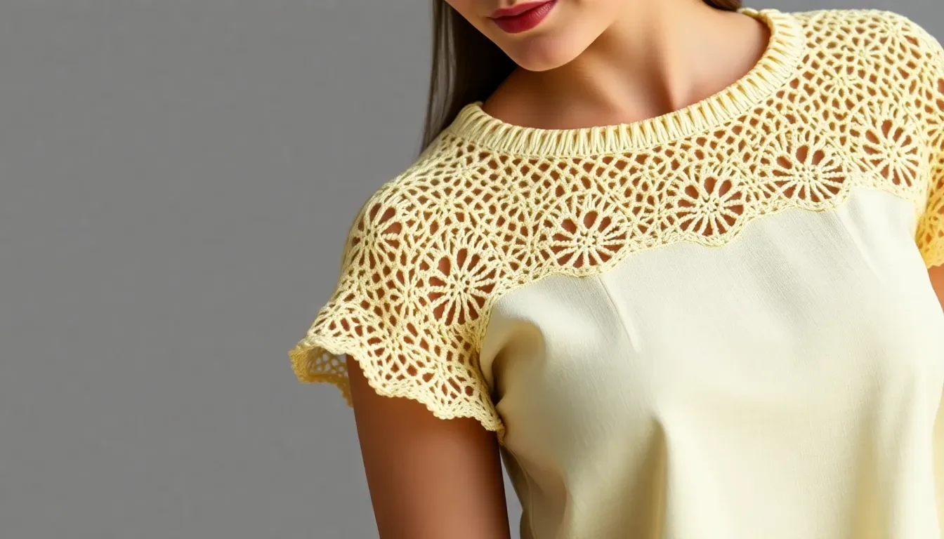 10 patrones de blusas a crochet con estilos modernos y femeninos | Ebook No. 26