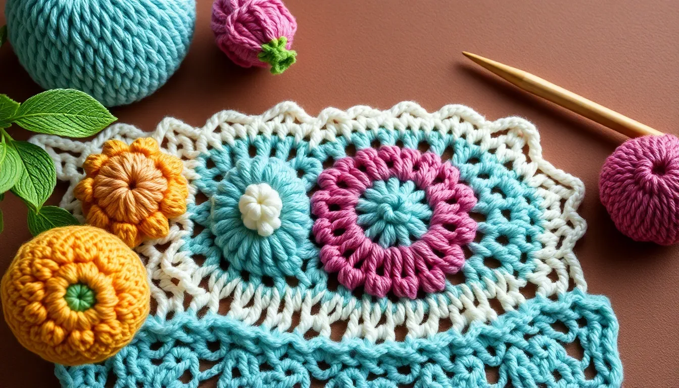 24 puntillas y encajes a crochet para dar vida a tus proyectos a crochet 🌿