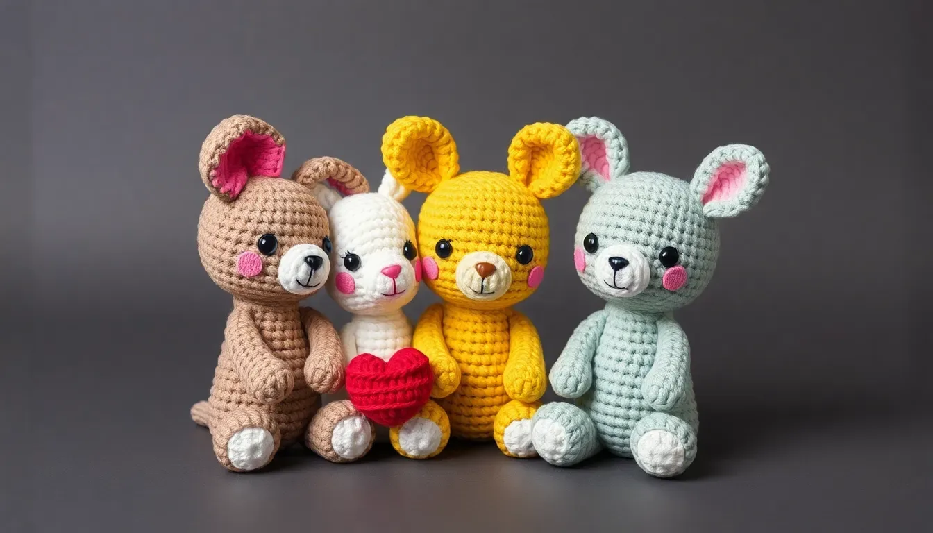 7 muñecas amigurumis a crochet con tutoriales fáciles y creativos 💖