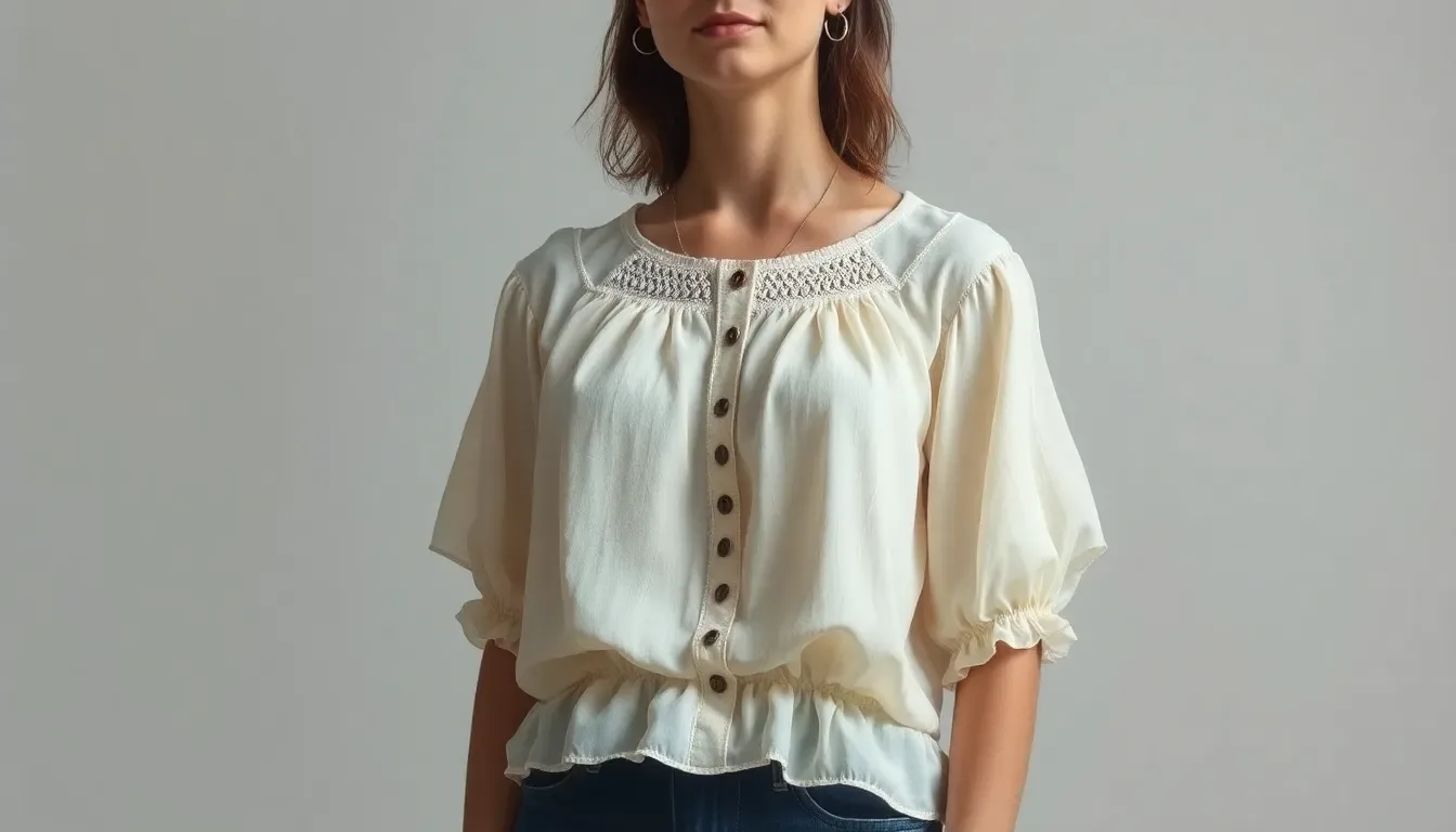 Blusa Luce a dos agujas: una prenda tejida hermosa, ligera y muy versátil