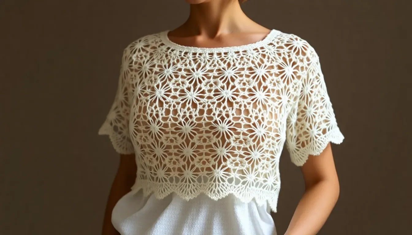 ¡Brilla en cada evento! Teje la Blusa 'Celebración' a crochet: Un diseño de encaje magistral, mangas acampanadas y elegancia pura 🥂