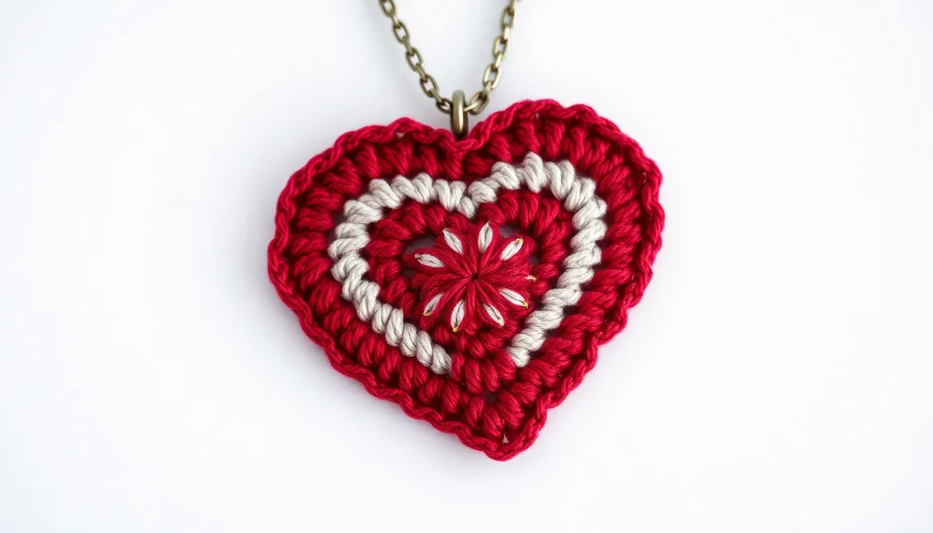 Convierte hilo en un Llavero corazón a crochet para llevar contigo siempre