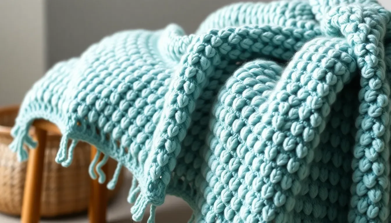 Crea una manta chenille tejida a mano y llena tu hogar de calidez y estilo