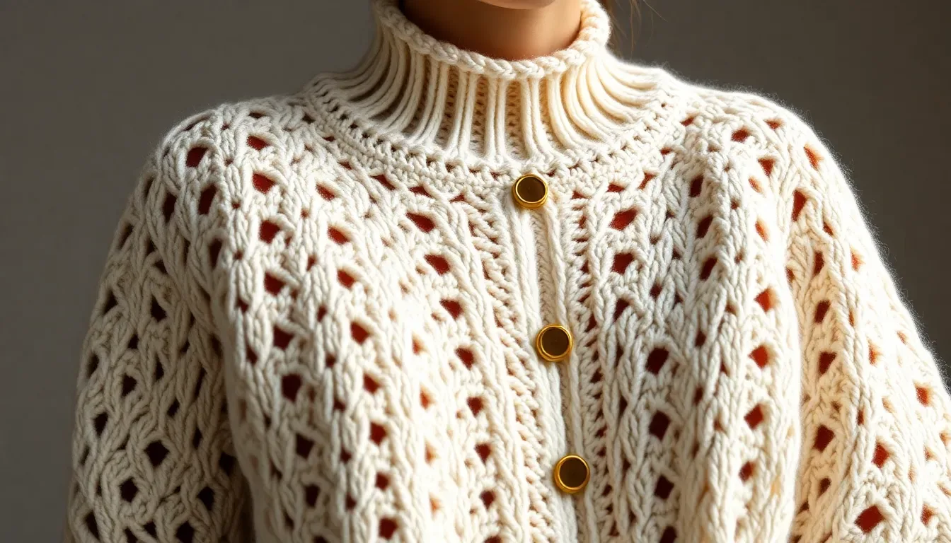Descubre cómo tejer un abrigo a crochet sencillo que luce precioso