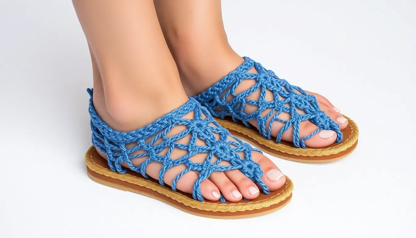 👡 Cómo tejer sandalias a crochet resistentes y duraderas: tips + 22 tutoriales gratuitos