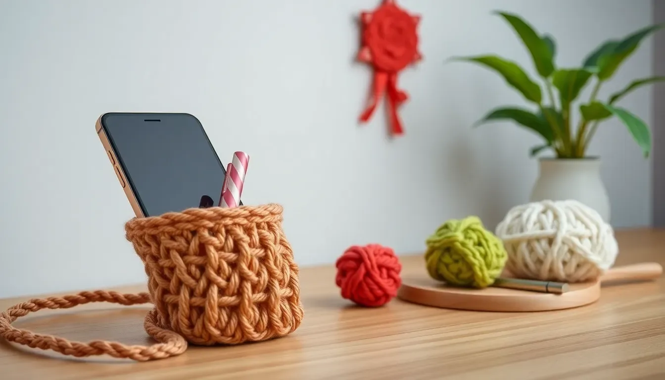 🔌📱 10 porta celulares para cargar a crochet: ideas de colgantes y soportes