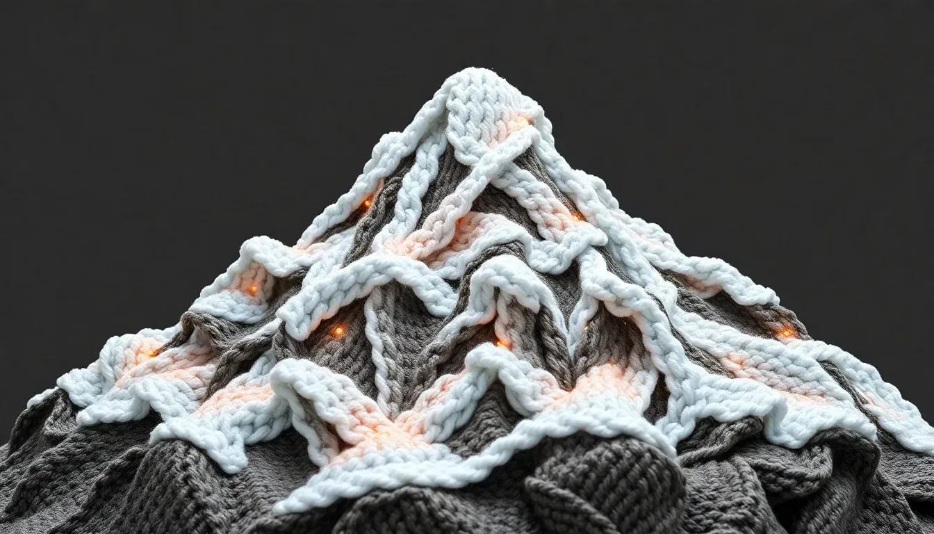 Gorro Everest a crochet: un diseño cálido y encantador para días fríos
