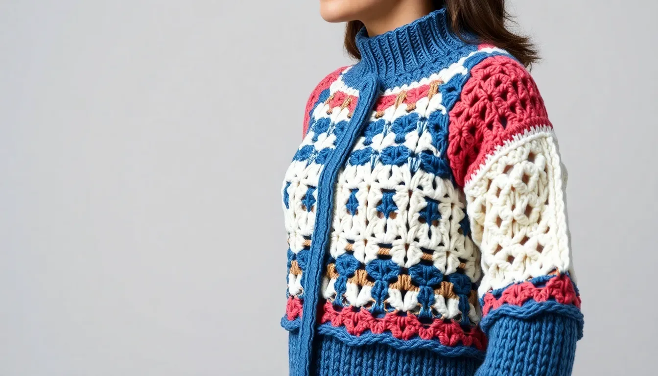 ¡Look de impacto! Crea tu propia chaqueta bicolor a crochet con este tutorial sencillo 🌈