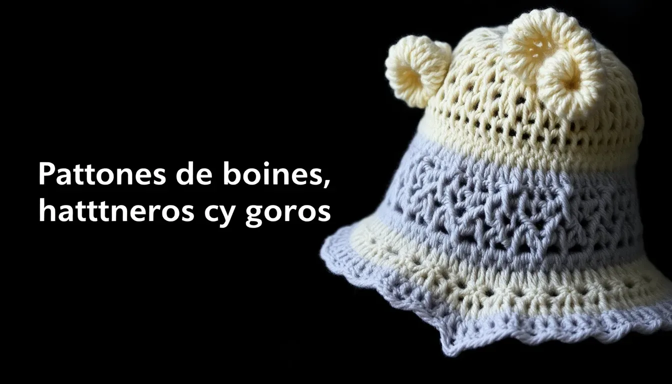 Patrones de boinas, sombreros y gorros a crochet | Ebook No. 28